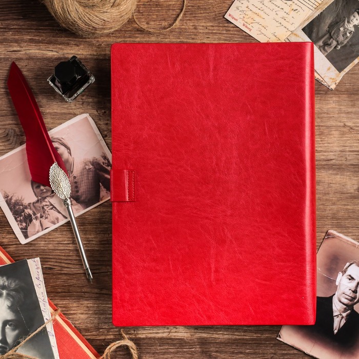 Подарочный набор "Родословная книга нашей семьи", с пером и чернильницей, крас., 35 х 42 см 32826