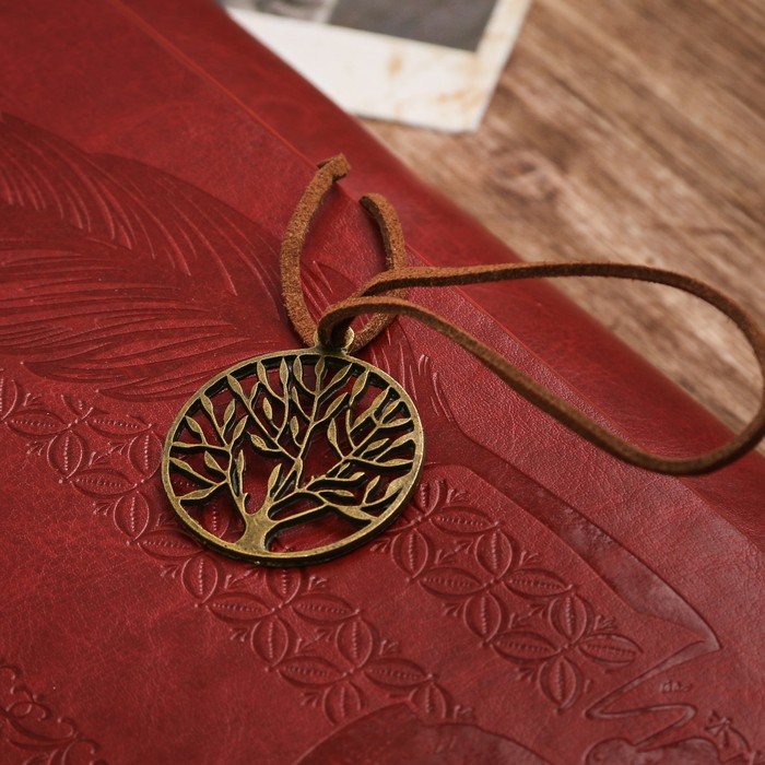 Подарочный набор "Родословная книга наш род" с пером и чернильницей, коричн., 35 х 42 см