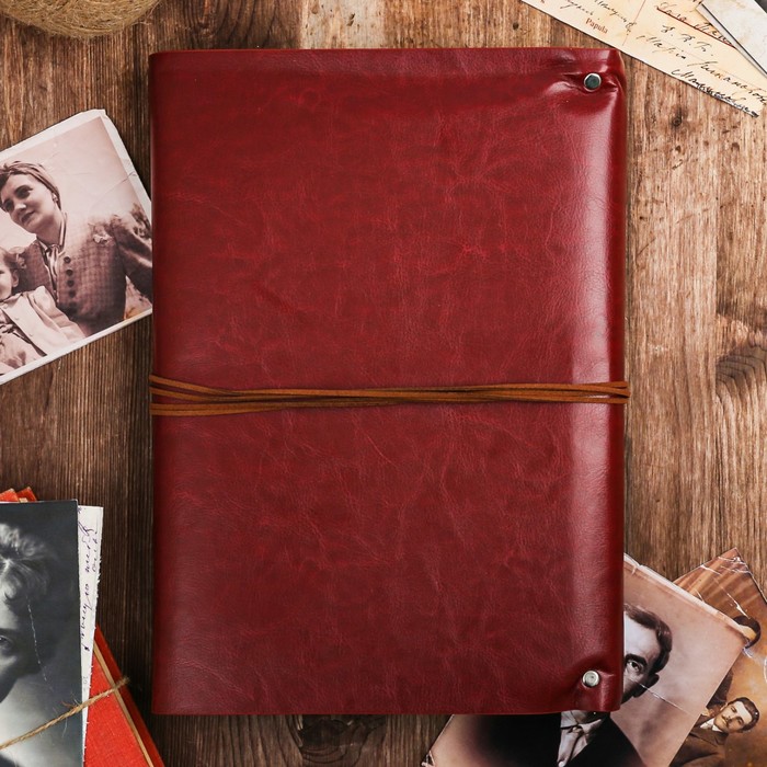 Подарочный набор "Родословная книга наш род" с пером и чернильницей, бордо, 35 х 42 см