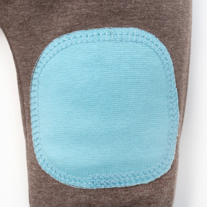 Ползунки-штанишки Крошка Я "Мечтай, летай" рост 62-68 см, (р-р 22), коричневый