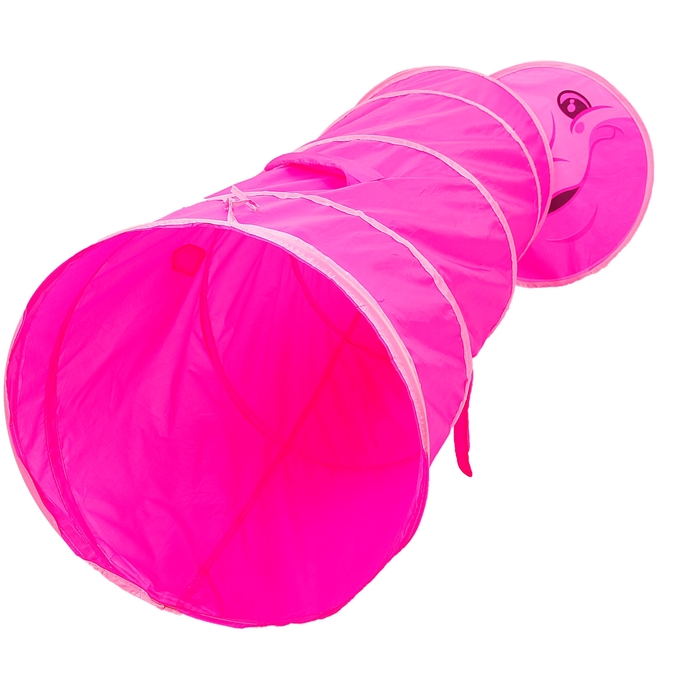 Детский туннель "Дельфин", цвет розовый