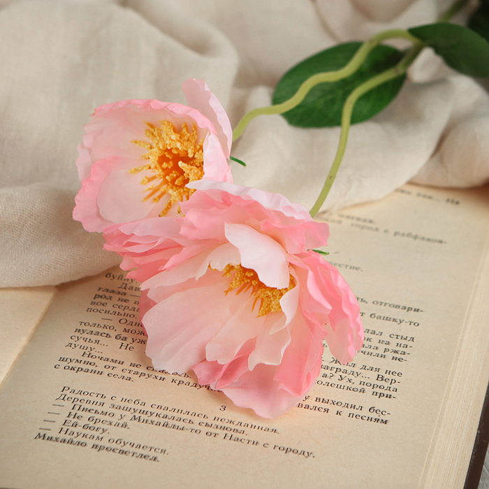 Цветы искусственные "Портулак" 8*48 см, розовый