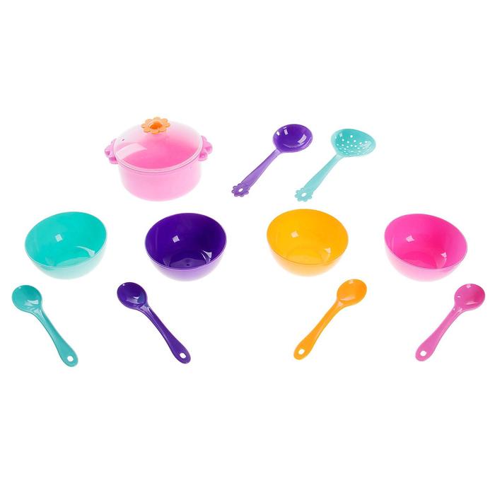 фото Набор посуды столовый «ромашка», 12 предметов, цвета микс тигрес