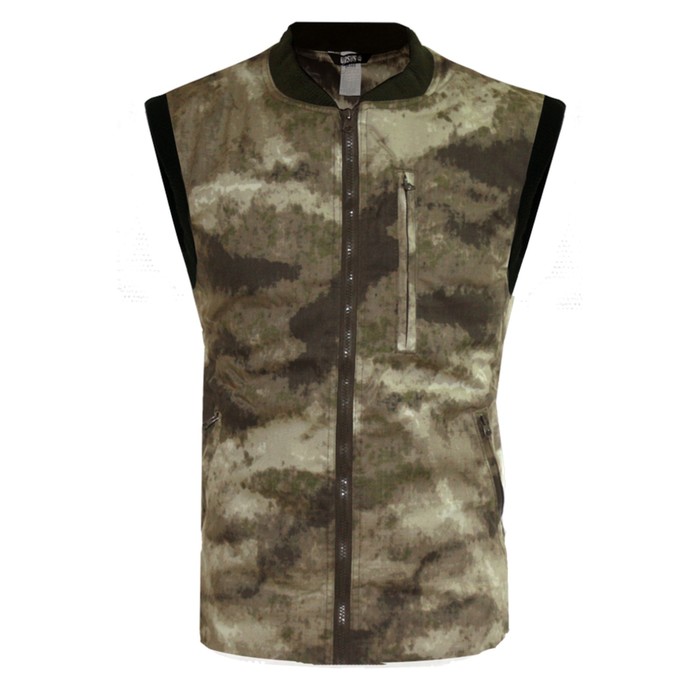 Жилет с подогревом "Бежевые облака", 60-62, 2 USB модуля, без аккум