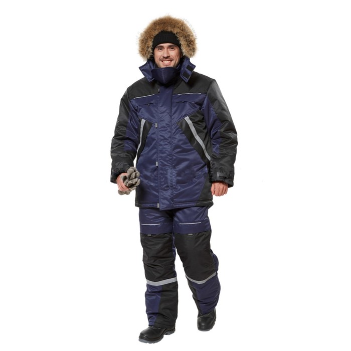Костюм, с подогревом "Полярник" утепленный, 48-50, р 182-188, 6 - 22 ч, 4400 мАч