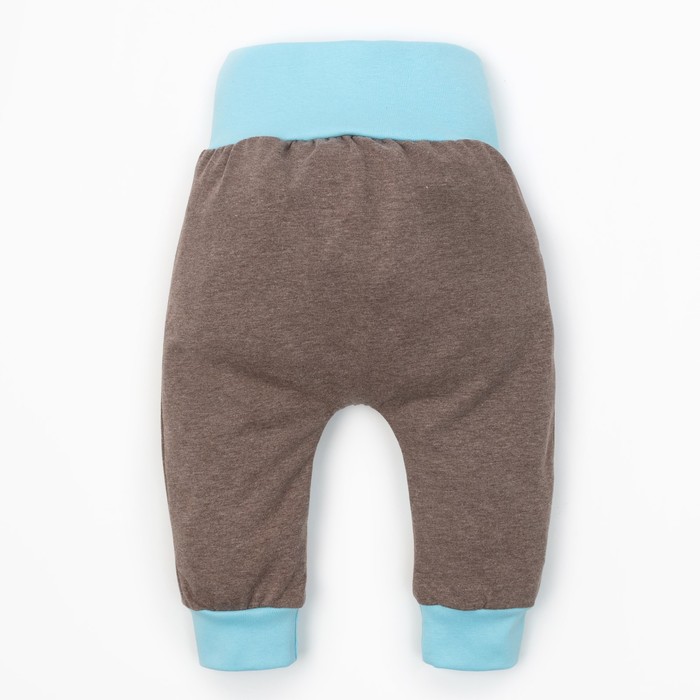 Ползунки-штанишки Крошка Я "Мечтай, летай" рост 68-74 см, ( р-р 24), коричневый