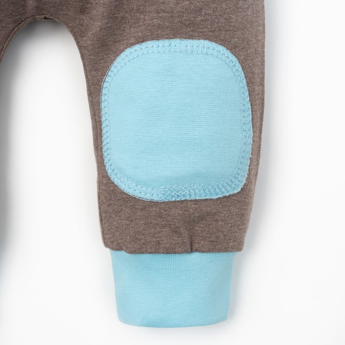 Ползунки-штанишки Крошка Я "Мечтай, летай" рост 74-80 см, ( р-р 26), коричневый