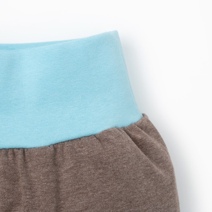 Ползунки-штанишки Крошка Я "Мечтай, летай" рост 86-92 см, ( р-р 28), коричневый