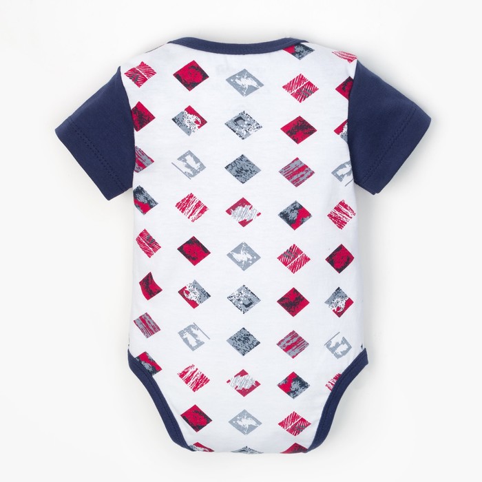 Боди Крошка Я "Little man" рост 68-74 см, ( р-р 24), белый