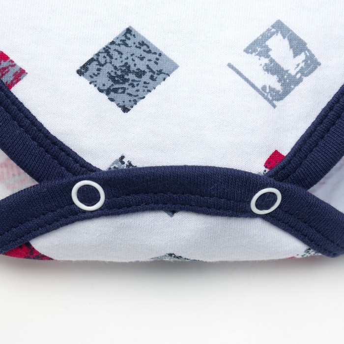 Боди Крошка Я "Little man" рост 74-80 см, ( р-р 26), белый