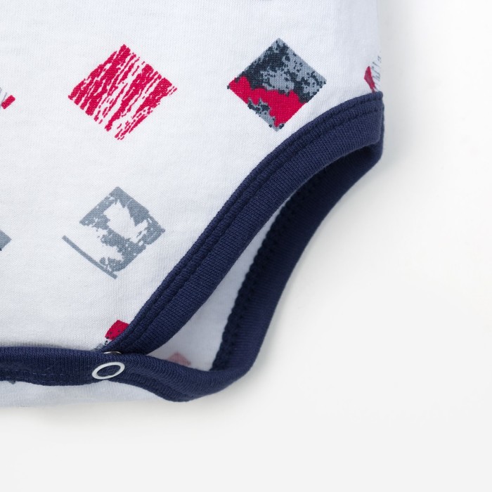 Боди Крошка Я "Little man" рост 86-92 см, ( р-р 28), белый