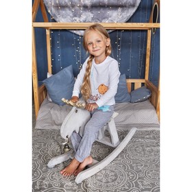 

Пижама для девочки (брюки и джемпер) "Друзья", р-р 32 (110-116 см) 5-6 лет, 95% хл, 5% эл