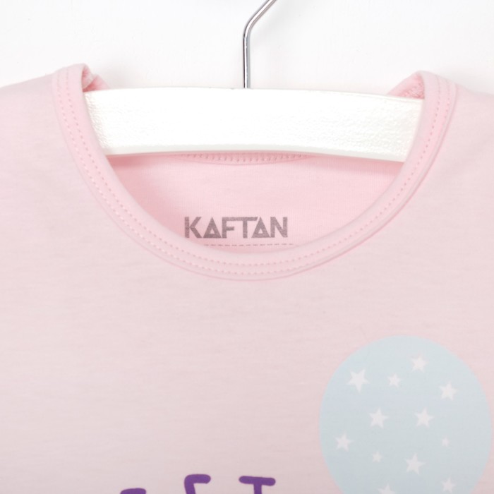 Платье "Котёнок", розов, р-р 32 (110-116 см) 5-6 лет, 95% хл, 5% эл