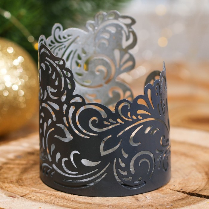 Подсвечник сувенирный Индия "Узоры"