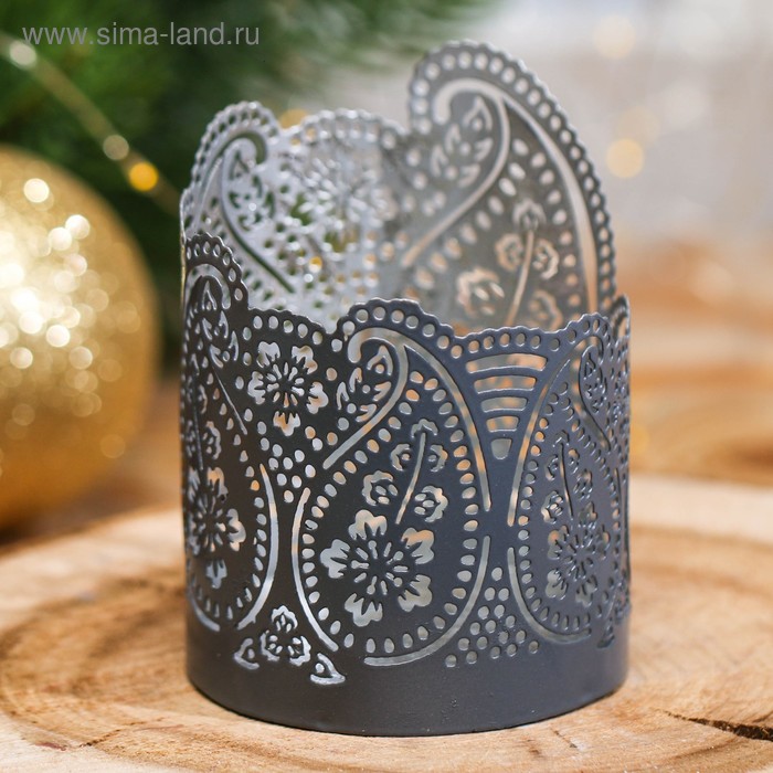  Подсвечник сувенирный Индия Цветы