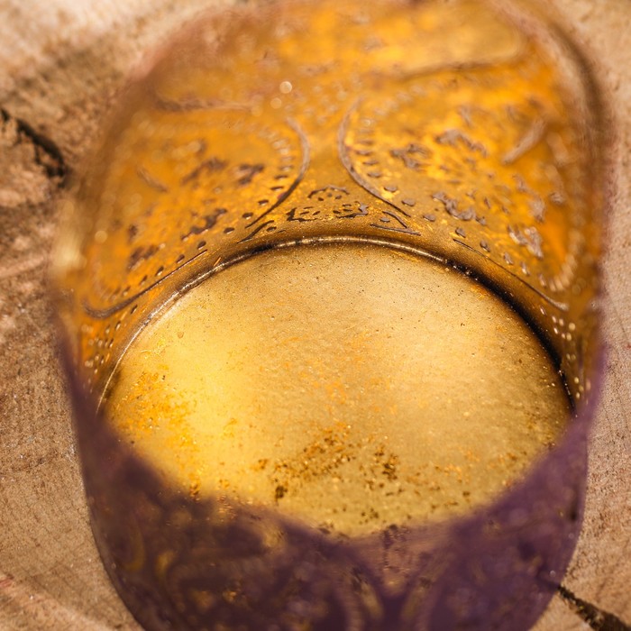 Подсвечник сувенирный Индия "Цветы"