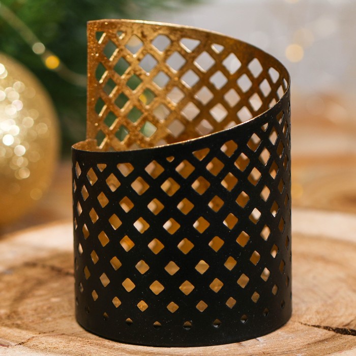 Подсвечник сувенирный Индия "Ромбы"