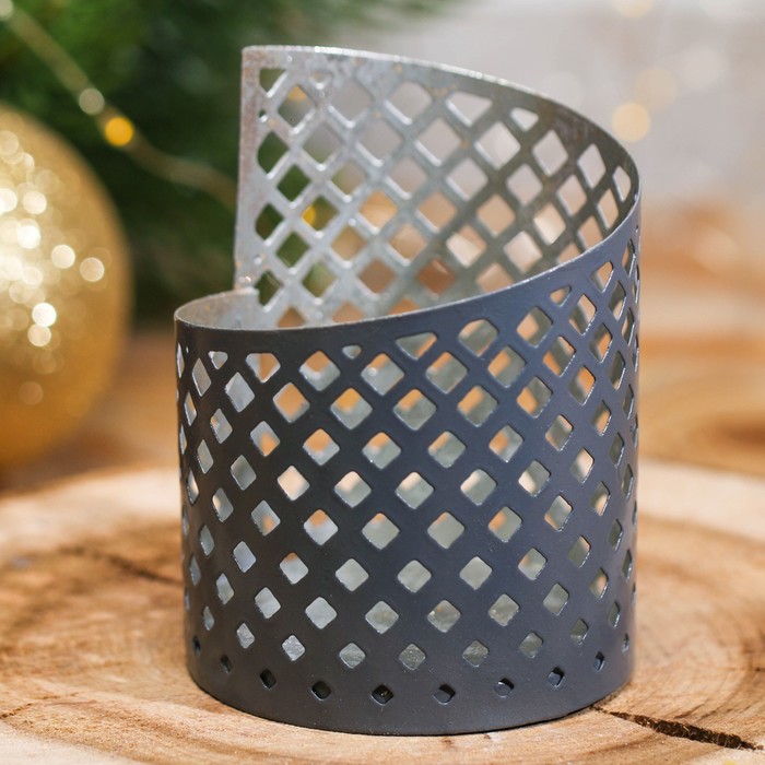 Подсвечник сувенирный Индия "Ромбы"