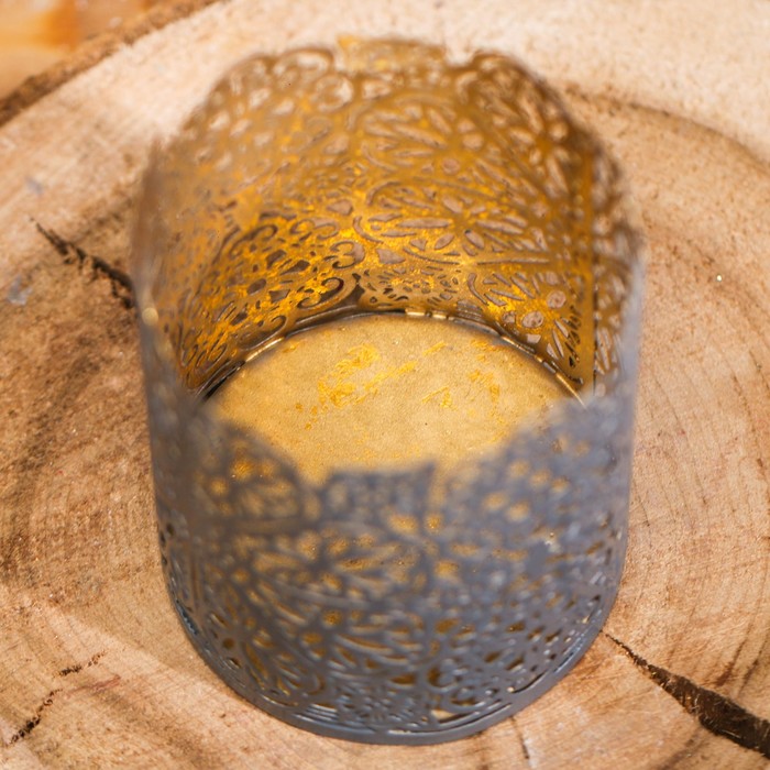 Подсвечник сувенирный Индия "Кружевной"