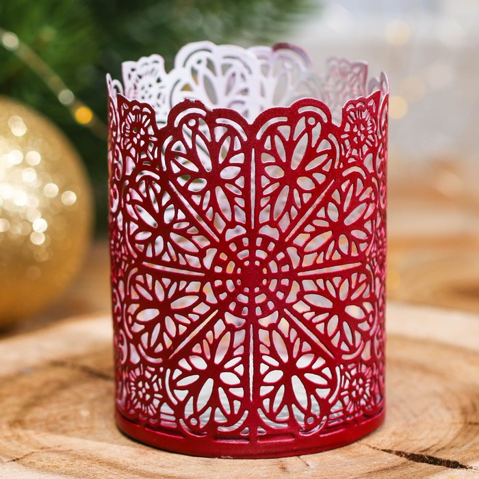 Подсвечник сувенирный Индия "Кружевной"