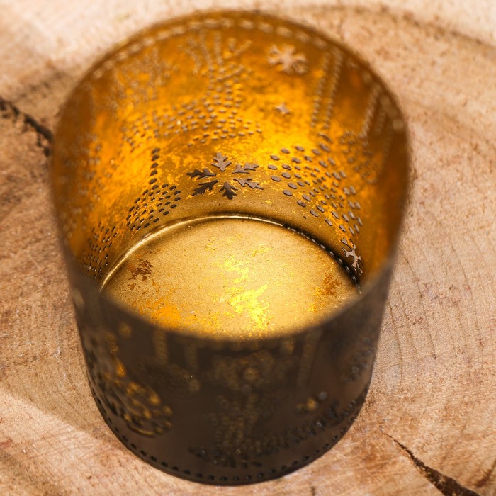 Подсвечник сувенирный Индия "Олень и шар"