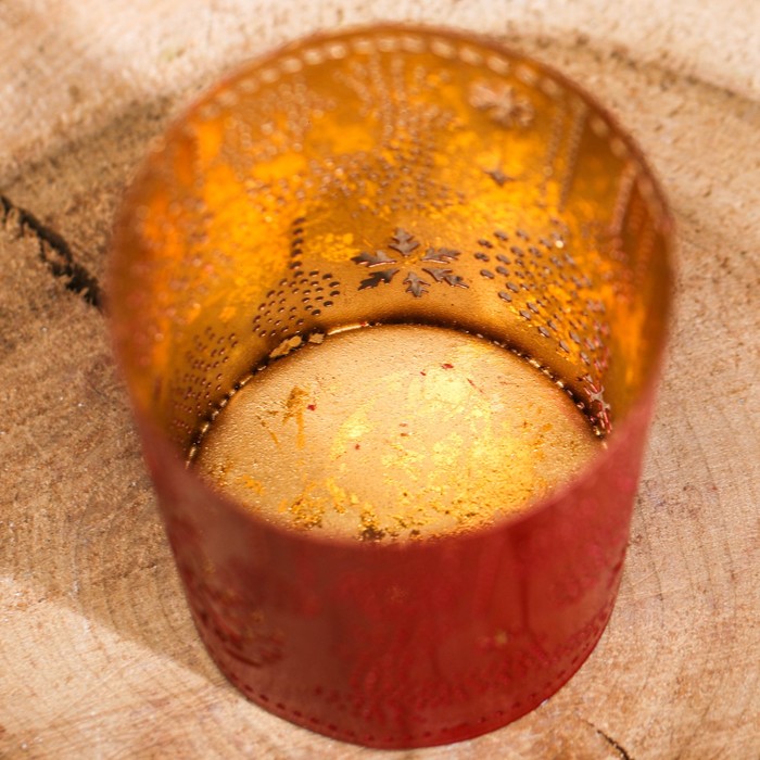 Подсвечник сувенирный Индия "Олень и шар"