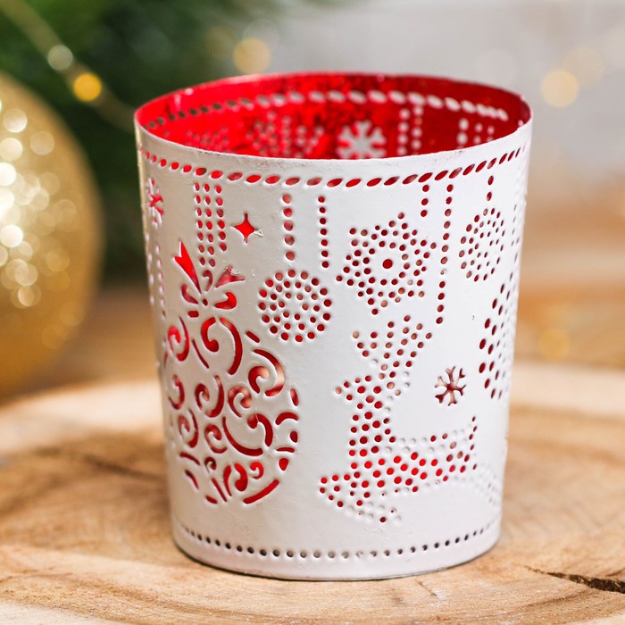 Подсвечник сувенирный Индия "Олень и шар"