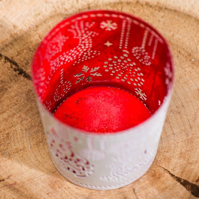 Подсвечник сувенирный Индия "Олень и шар"