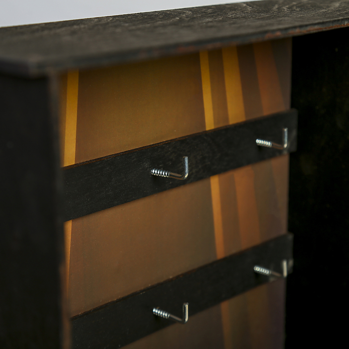 Ключница открытая с ящиком "Арт-декор Строгий стиль 05" 23,5х29,6х9 см