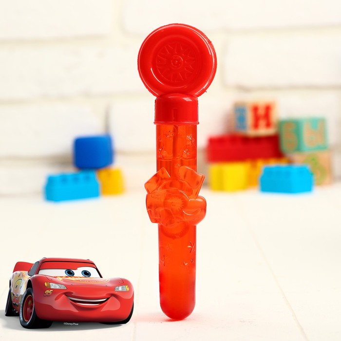 Мыльные пузыри "Тачки", 50 мл + крышка- пасочка