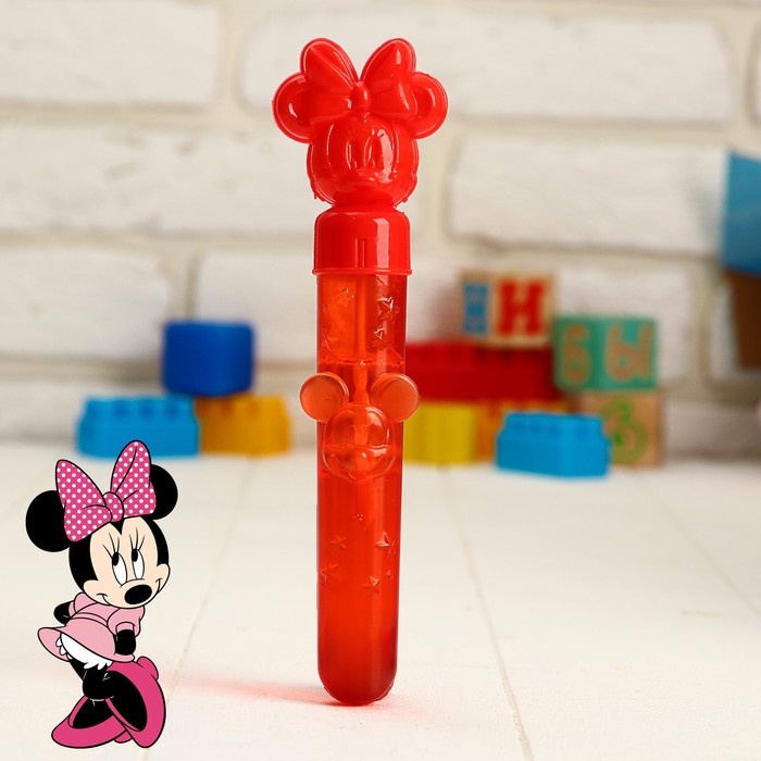 Мыльные пузыри "Минни Маус", 50 мл + крышка- пасочка