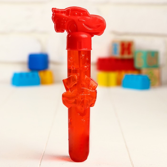 Мыльные пузыри "Тачки", 50 мл + крышка- пасочка МИКС