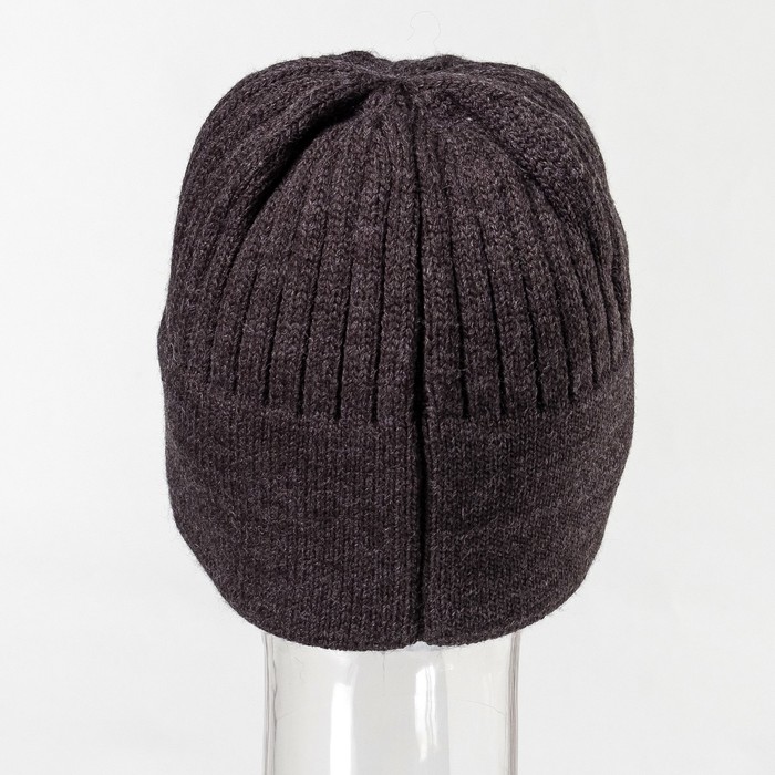 Шапка мужская "Дэмиен" цвет антрацит, р-р 56