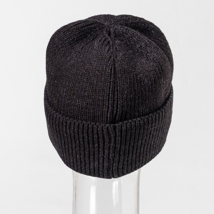 Шапка мужская "Морган" цвет чёрный, р-р 56