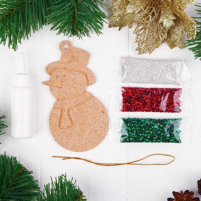 Ёлочное украшение "Снеговик"