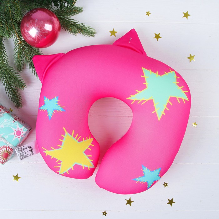 Подголовник-подушка антистресс "Пятачок", звёзды