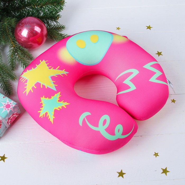 Подголовник-подушка антистресс "Пятачок", звёзды