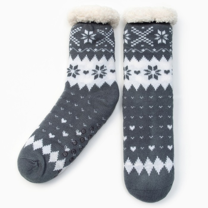 Подарочный набор KAFTAN "Зимний орнамент" шарф 145*14 см, носки р-р 36-40