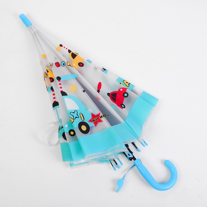 Зонт детский "Машинки"