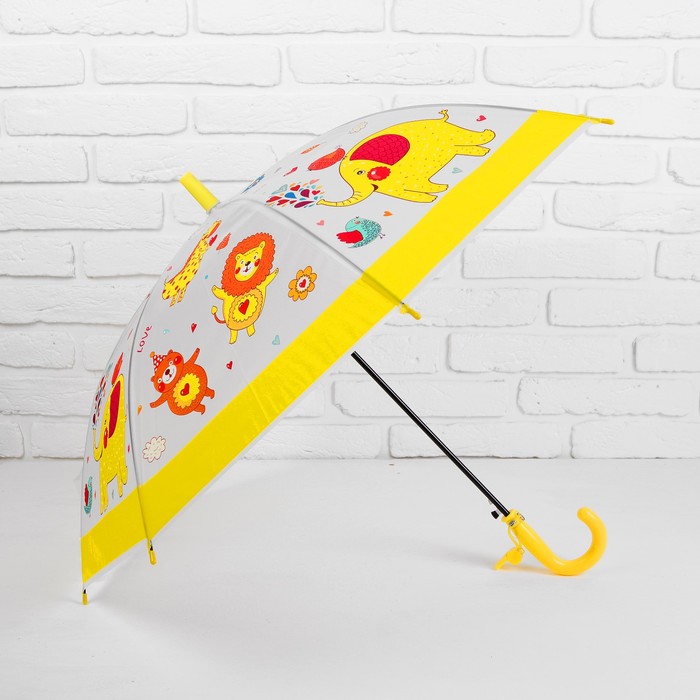 Зонт детский "Весёлые зверята"