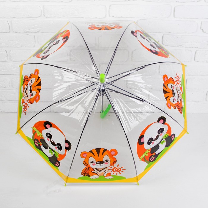 Зонт детский "Панда и тигрёнок"