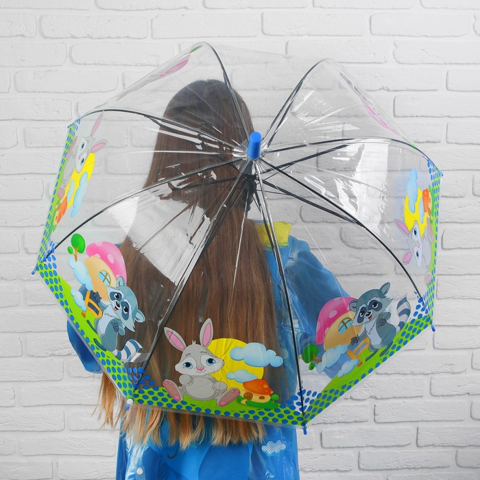 Зонт детский "Енот и бельчонок"