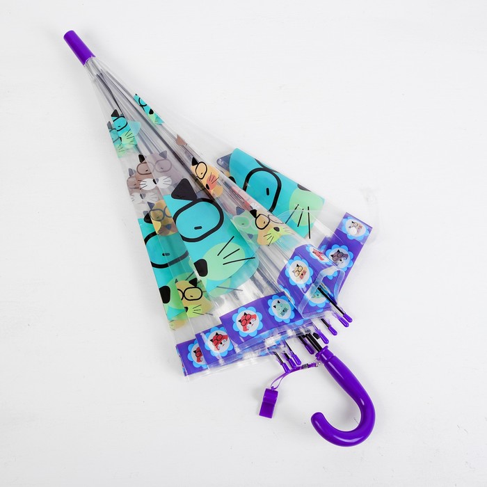 Зонт детский "Умные котята"