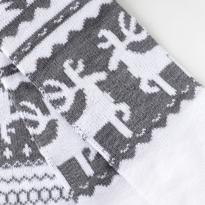 Подарочный набор KAFTAN "Зимний орнамент" шарф 145 х 14 см, варежки р-р 19