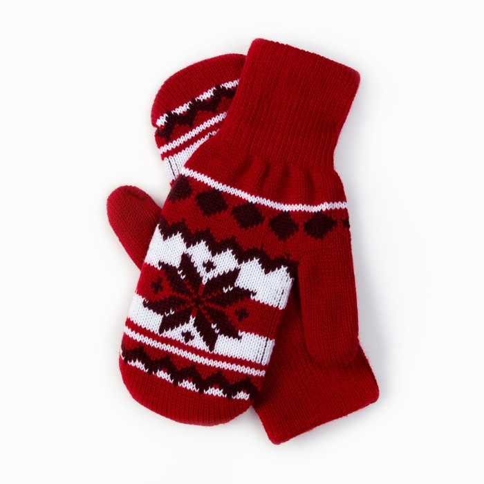 Подарочный набор KAFTAN "Скандинавия" шарф 145 х 14 см, варежки р-р 19