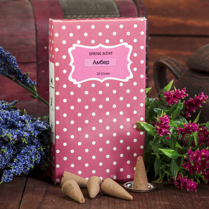 Конусы "SPRING SCENT" 20 шт Амбер