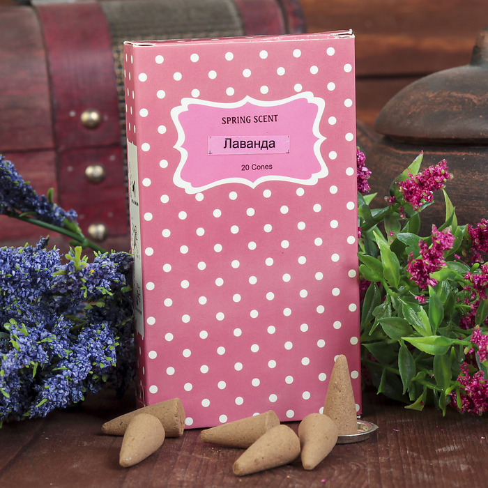 Конусы "SPRING SCENT" 20 шт Лаванда