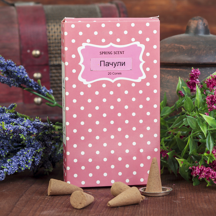 Конусы "SPRING SCENT" 20 шт Пачули