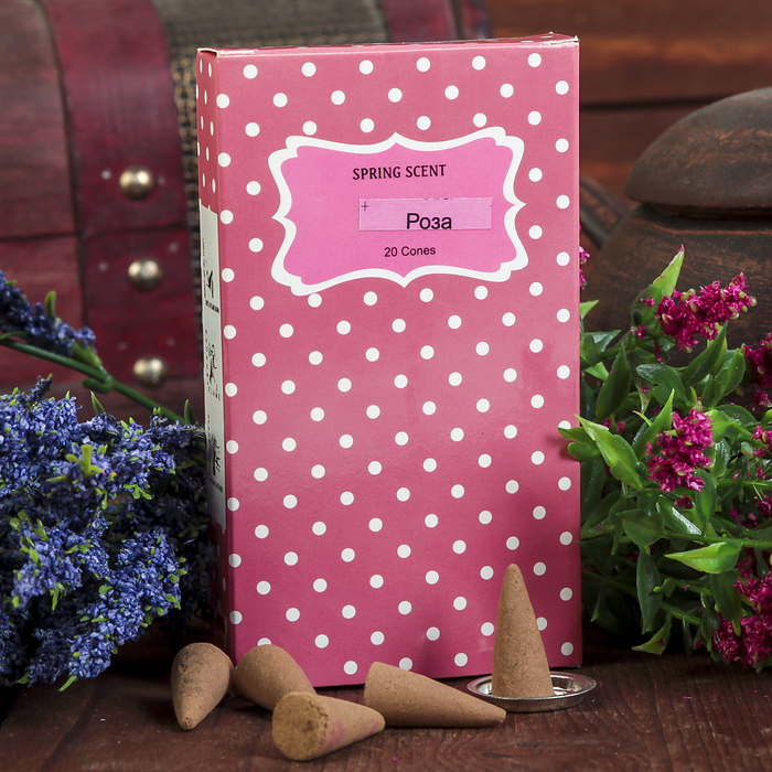 Конусы "SPRING SCENT" 20 шт Роза