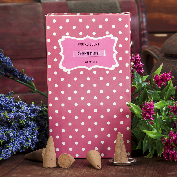 Конусы "SPRING SCENT" 20 шт Эвкалипт